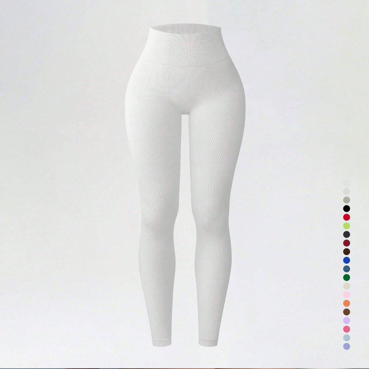 Threaded autumn and winter yoga pants seamless fitness pants high waisted sports yoga clothes leggings