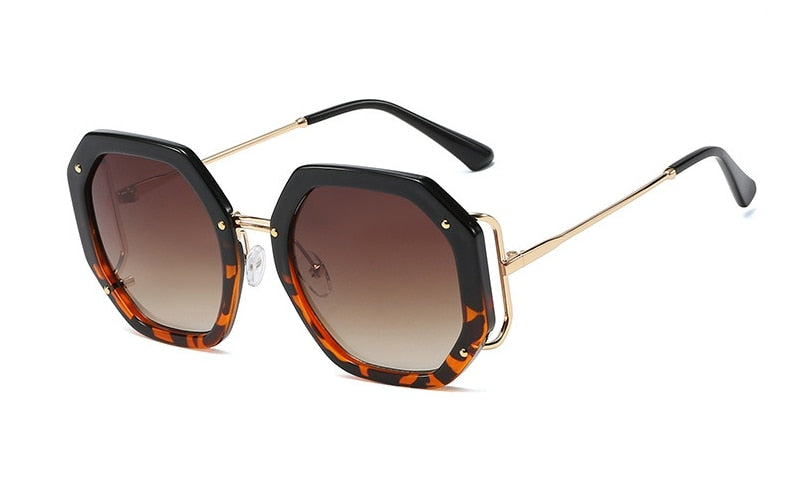 The New Brand Design Square Luxury Sunglasses Men Women Fashion Shades UV400 Vintage Glasses
