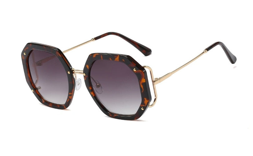 The New Brand Design Square Luxury Sunglasses Men Women Fashion Shades UV400 Vintage Glasses