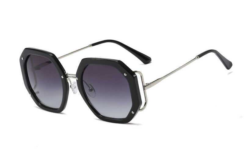 The New Brand Design Square Luxury Sunglasses Men Women Fashion Shades UV400 Vintage Glasses